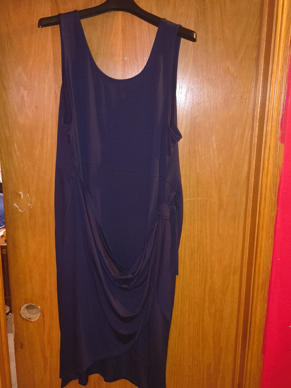 Women’s Navy Draped Tank Dress Size 3xl Nwt